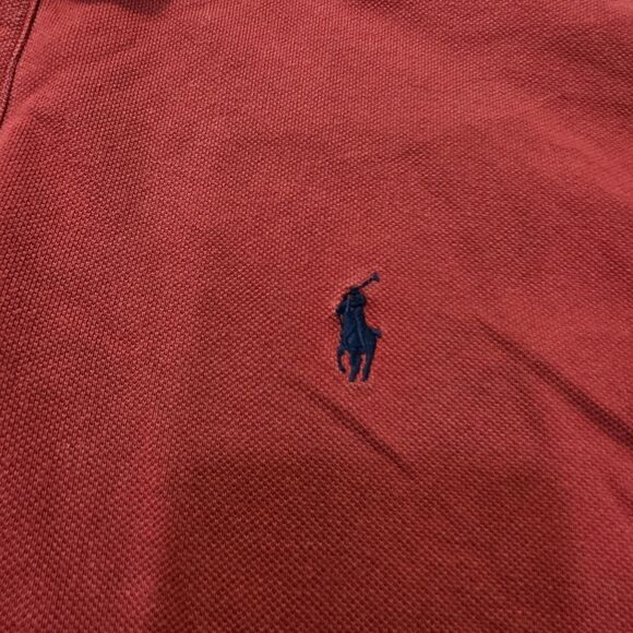 Polo Ralph Lauren Shirt Mens XXL  Red Polo Casual Short Sleeve Pony Logo - Picture 4 of 7